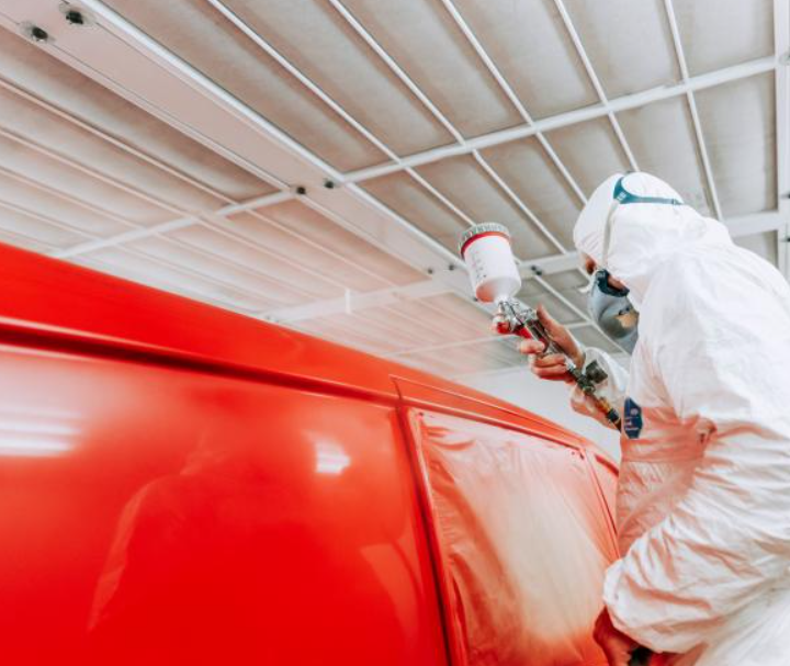 Polyurethane industrial coating application